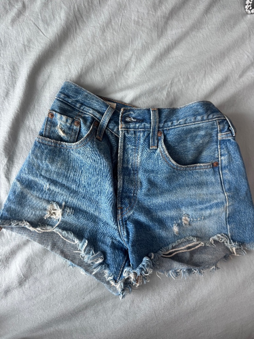 Levi’s Premium 501 Original denim shorts size 23 High rise